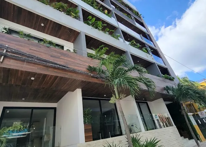 Fabulosa Vista Al Mar Desde La Piscina Infinita Apartamento Playa del Carmen